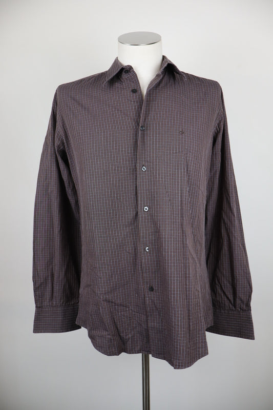 CALVIN KLEIN CAMICIA UOMO TG. L SLIM FIT MAN CASUAL VINTAGE SHIRT COTONE COTTON