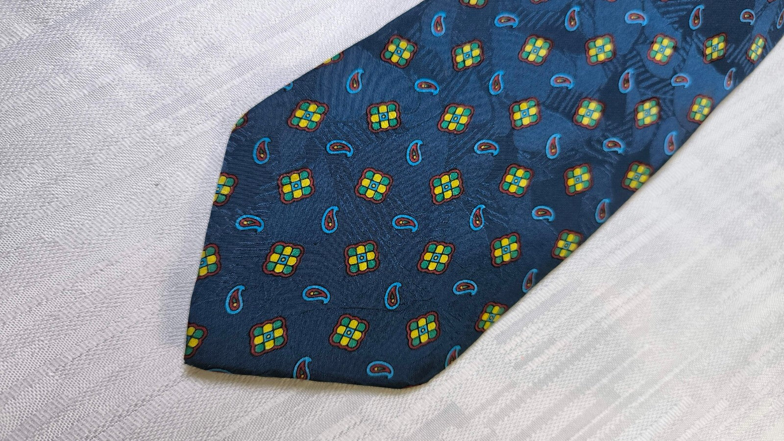 SORBINO 100%  SILK TIE SETA CRAVATTA UOMO NECKTIE MADE IN ITALY VINTAGE