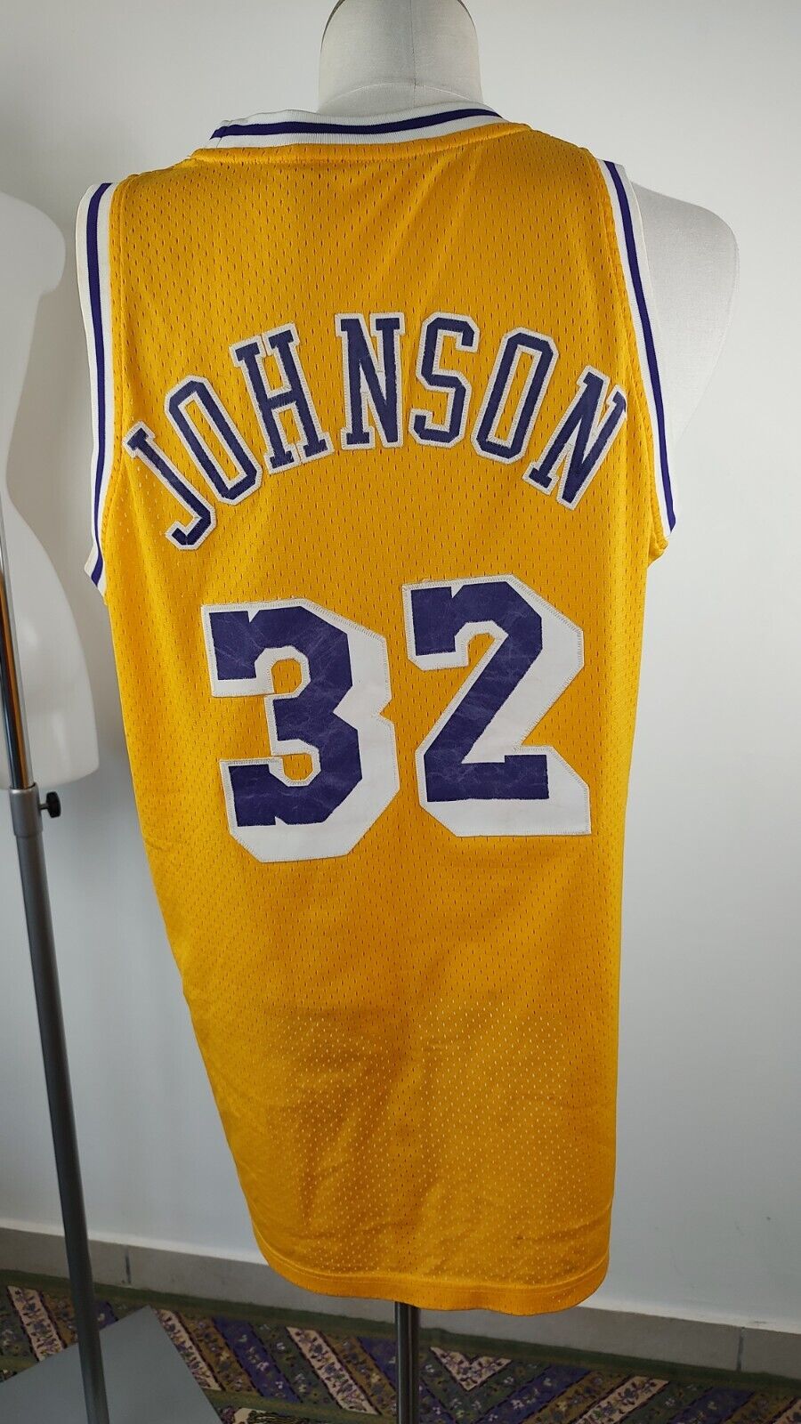 ADIDAS NBA LAKERS CANOTTA BASKET NBA UOMO TG. M SPORT MAN 32 MAGIC JOHNSON