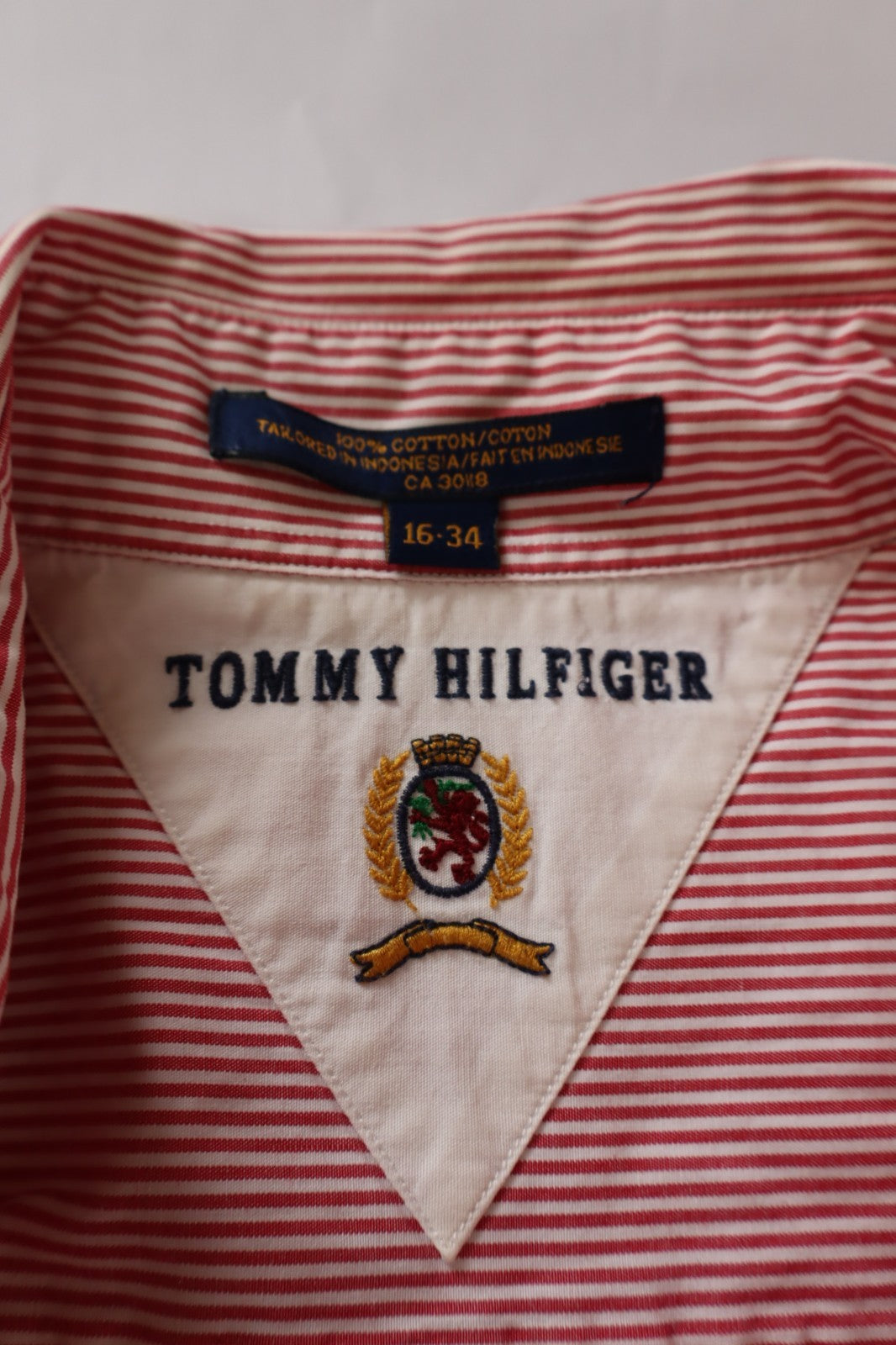 TOMMY HILFIGER CAMICIA SHIRT UOMO Tg 48 MAN VINTAGE CASUAL COTONE