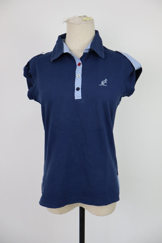 AUSTRALIAN POLO MAGLIA DONNA TG. 44 COTONE WOMAN SHIRT CASUAL VINTAGE ITALY