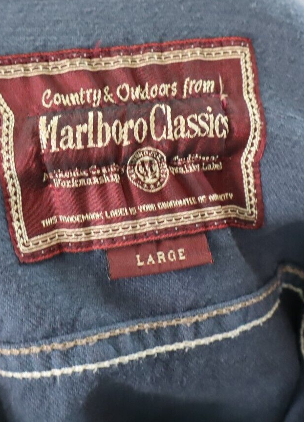 MARLBORO CLASSICS GIUBBINO LEGGERO UOMO Tg L VINTAGE MAN JACKET GIACCA CASUAL