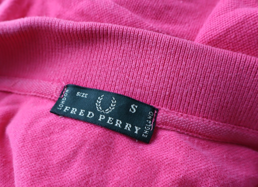 FRED PERRY  POLO MAGLIA DONNA COTONE TG S WOMAN SHIRT CASUAL VINTAGE COTONE LOGO