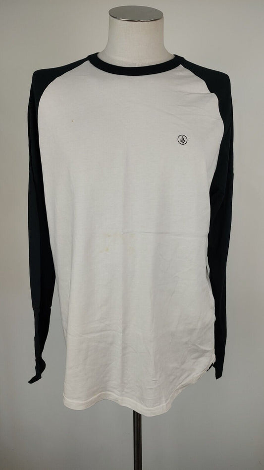VOLCOM MAGLIA UOMO TG. L MAN T-SHIRT VINTAGE CASUAL COTONE