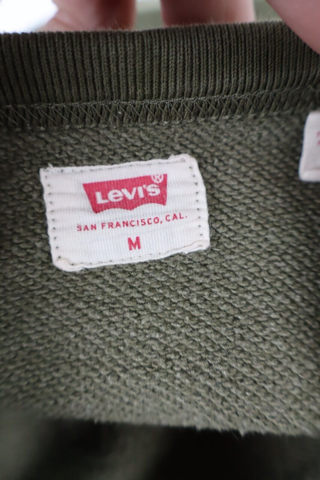 LEVI'S FELPA JACKET UOMO Tg M SPORT MAN SWEATSHIRT CASUAL VINTAGE