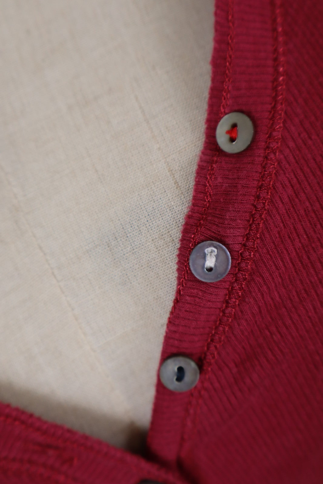 TOMMY HILFIGER DENIM MAGLIA DONNA TG. M WOMAN CASUAL VINTAGE T-SHIRT BOTTONCINI