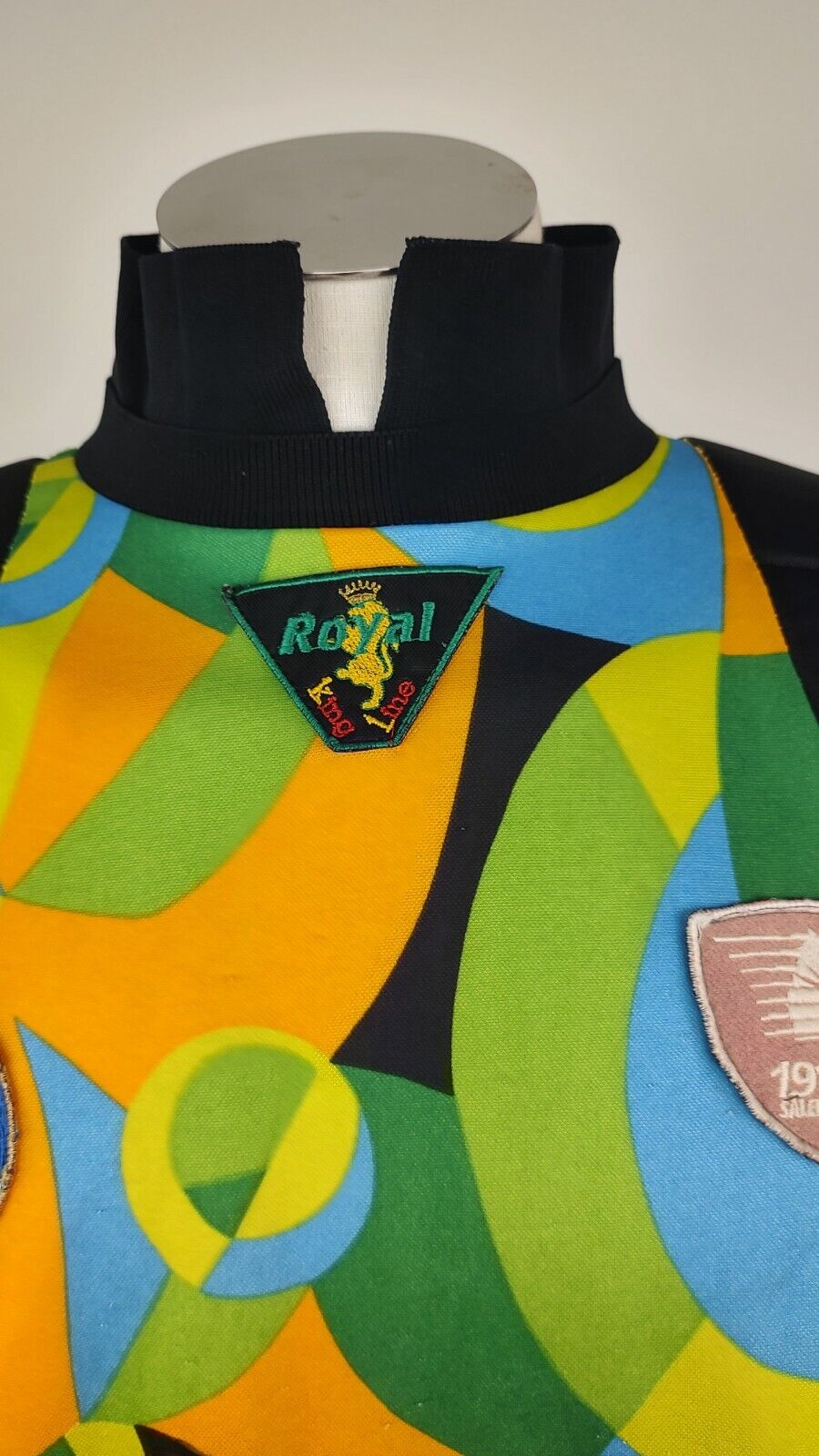 ROYAL SALERNITANA MAGLIA CALCIO UOMO PORTIERE Tg L SOCCER TRIKOT MAN JERSEY