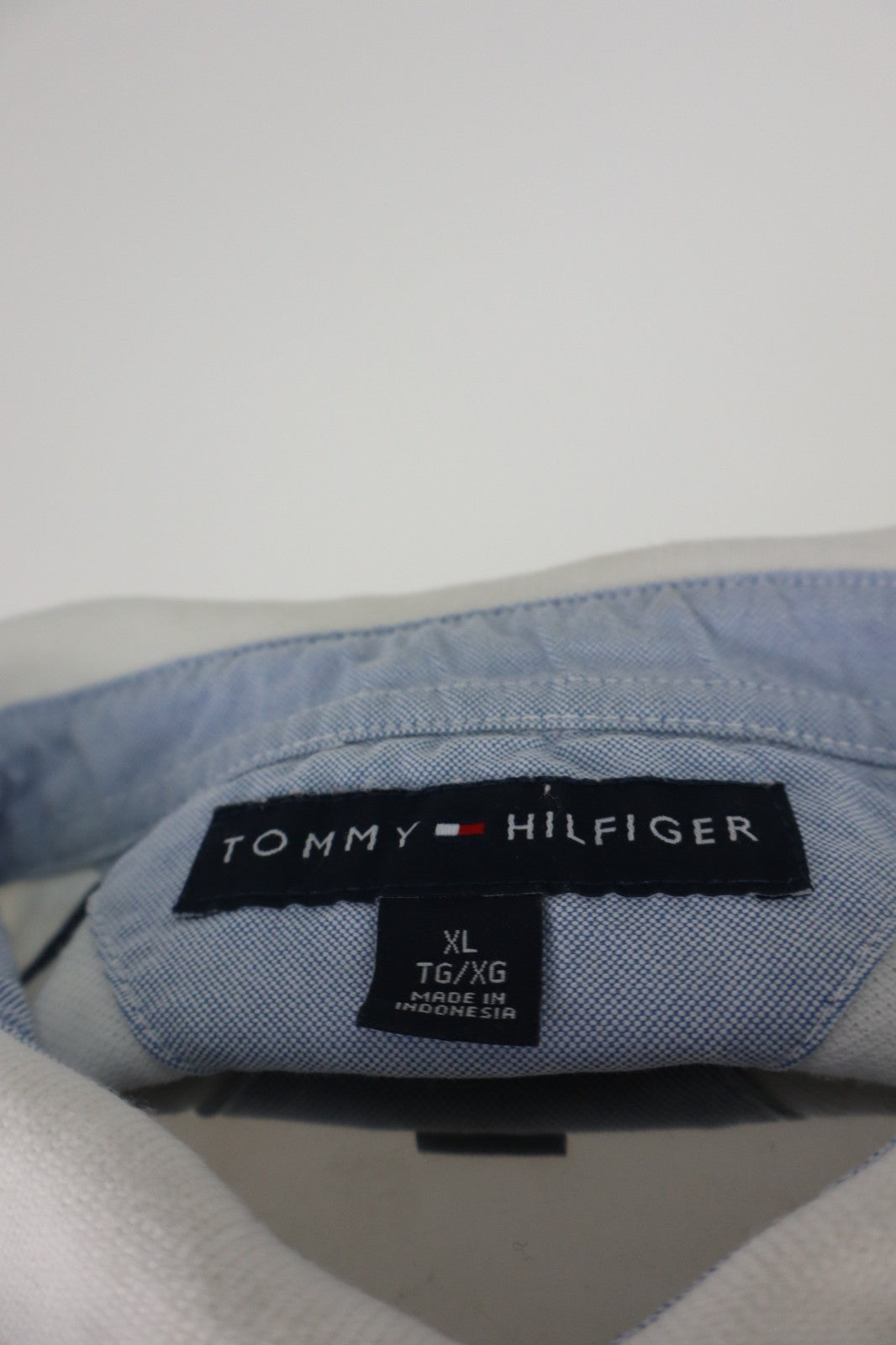 TOMMY HILFIGER POLO MAGLIA UOMO TG XL MAN T-SHIRT CASUAL VINTAGE COTONE