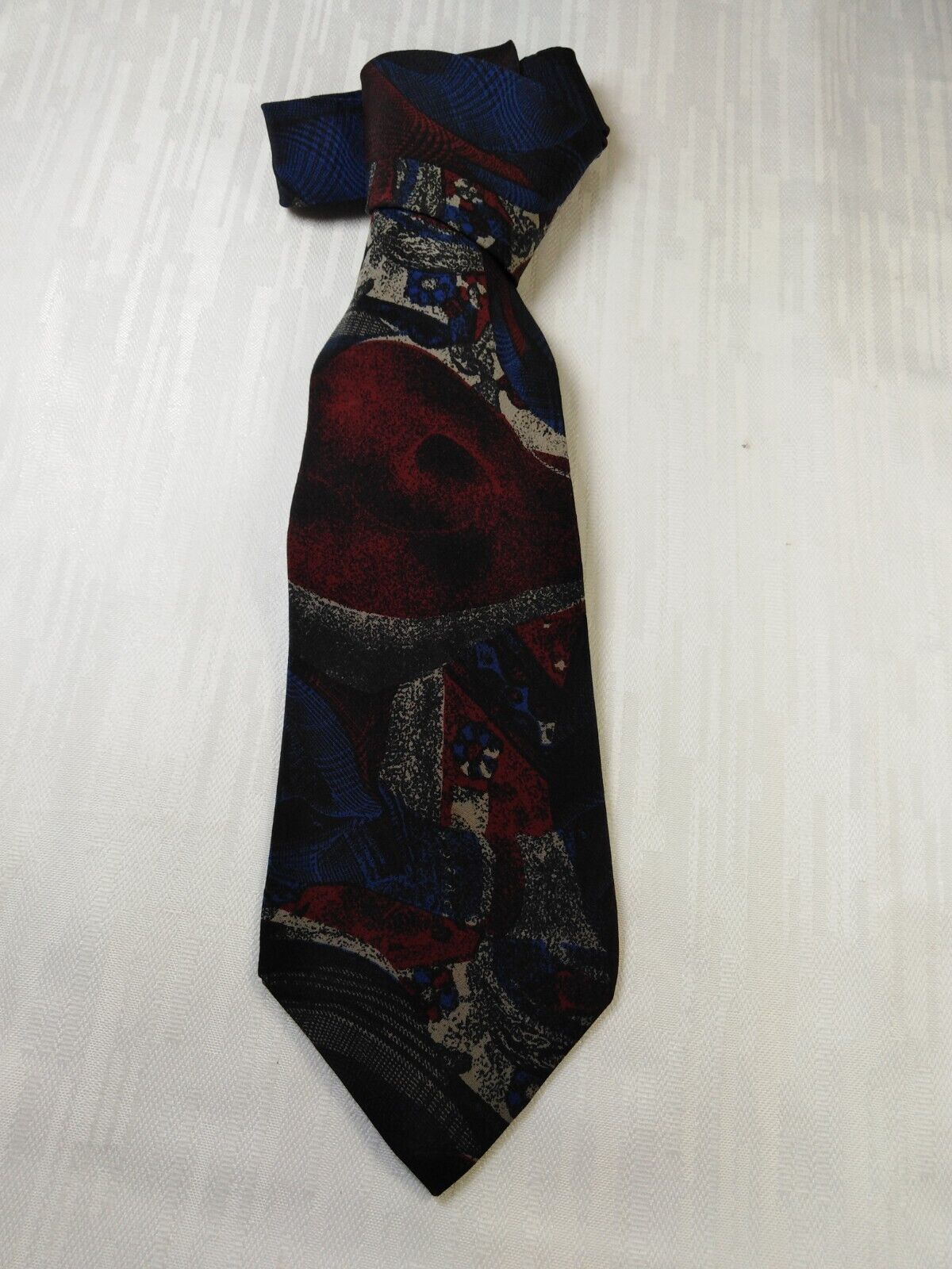 PIERRE BALMAIN 100% SETA SILK TIE CRAVATTA NECKTIE ITALY VINTAGE CLASSIC