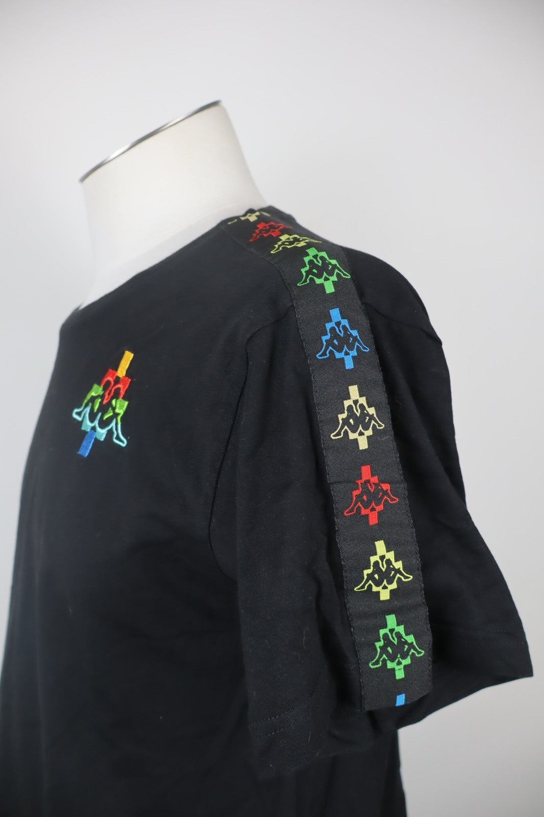 MARCELO BURLON PER KAPPA MAGLIA UOMO TG L MAN T-SHIRT CASUAL VINTAGE COTONE LOGO