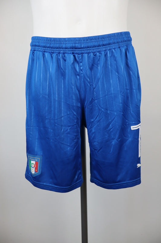 PUMA ITALIA N 7 PANTALONCINI SPORT UOMO TG 44 SOCCER MEN SHORTS