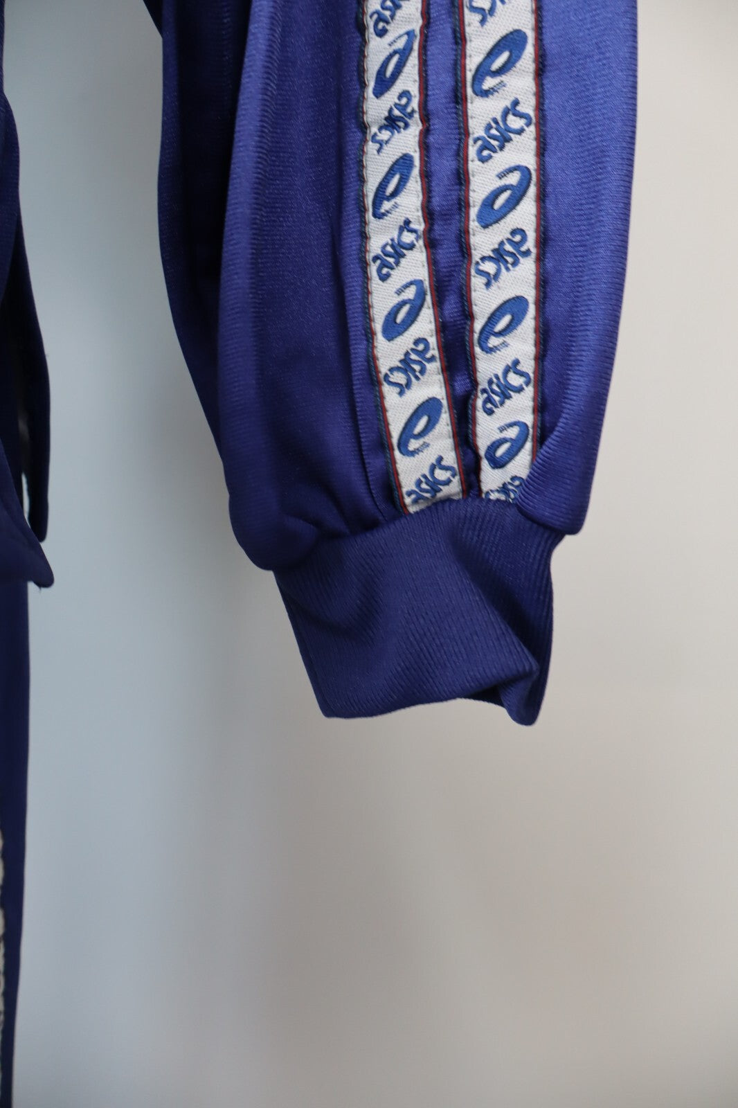 ASICS TUTA COMPLETA DUE PEZZI Tg. 50 TRACKSUIT JACKET PANTS UOMO SPORT