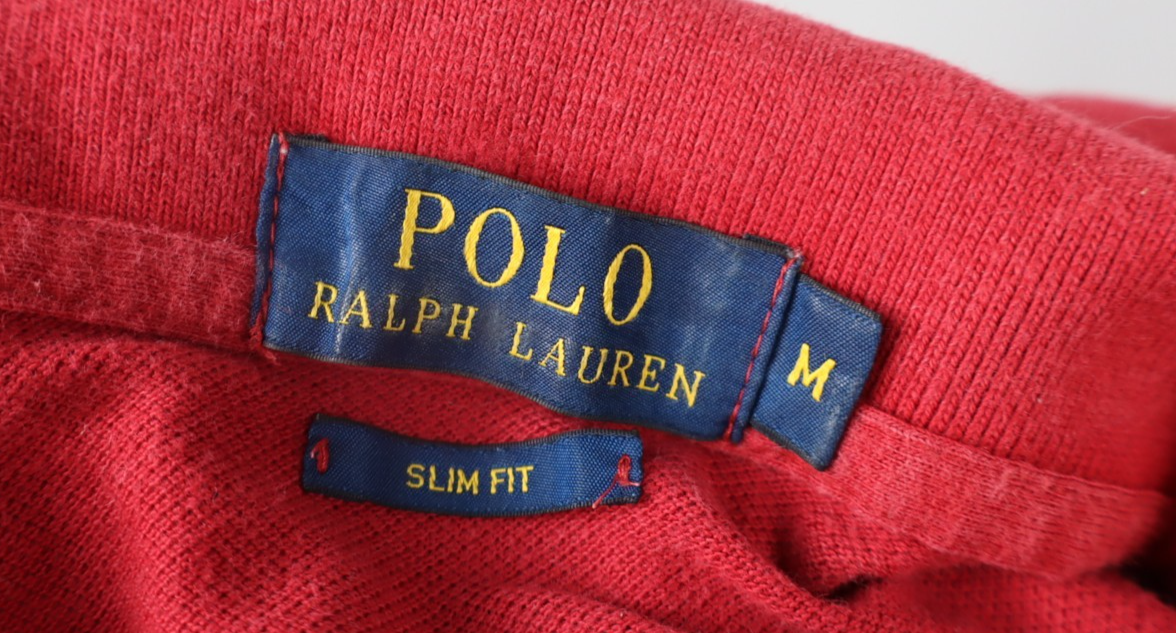 RALPH LAUREN MAGLIA POLO UOMO M SLIM MAN CASUAL VINTAGE T-SHIRT COTONE COTTON