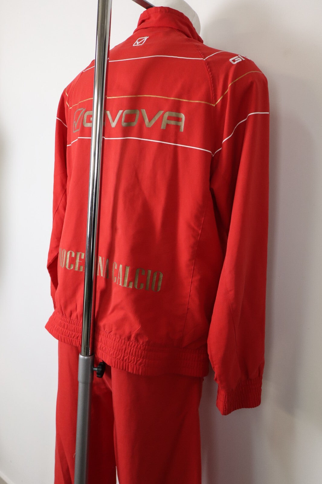 GIVOVA NOCERINA TUTA COMPLETA CALCIO UOMO Tg M TRACKSUIT SPORT VINTAGE