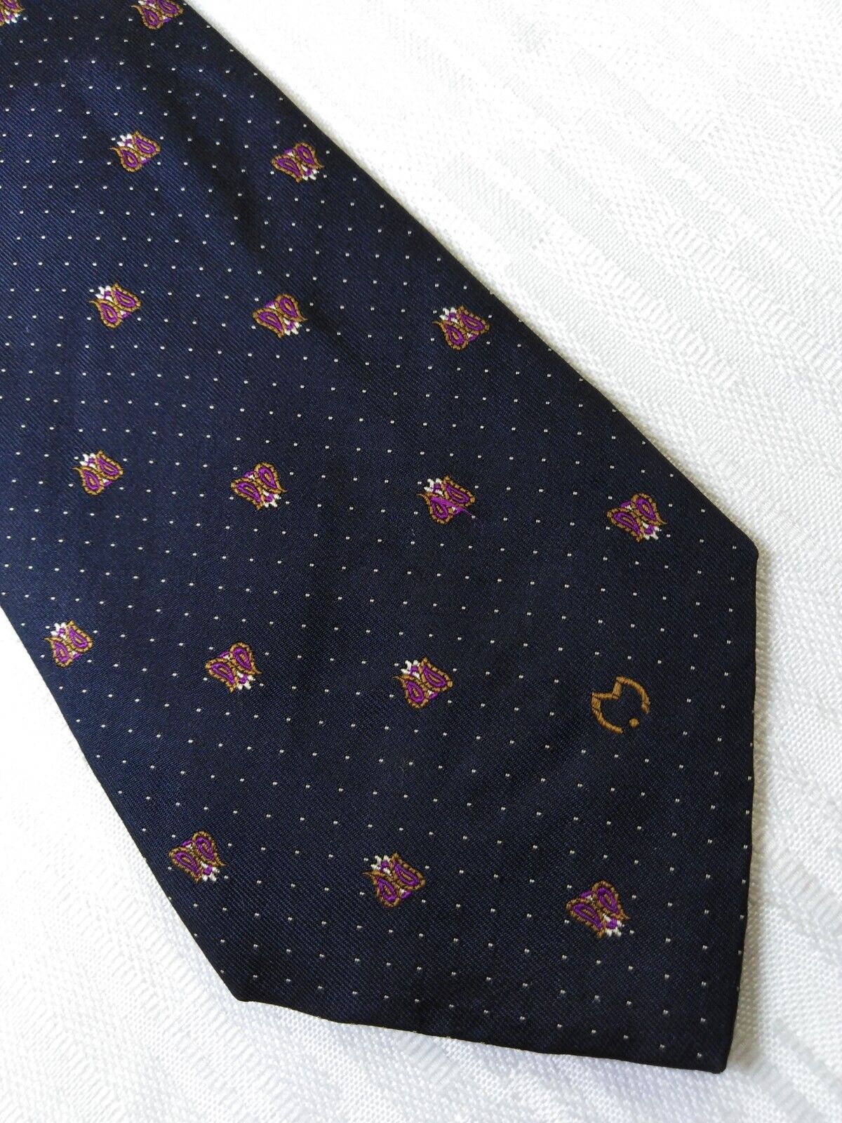 MILA SCHON 100% SILK TIE SETA CRAVATTA NECKTIE ITALY VINTAGE CLASSIC