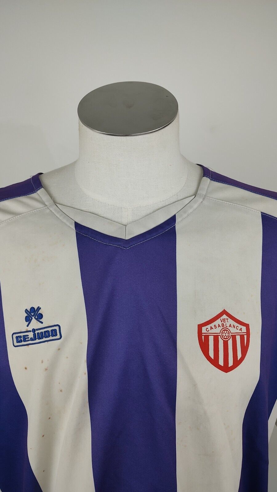 CEJUDO CASABLANCA N 10 MAGLIA CALCIO UOMO Tg XL SOCCER JERSEY SPORT VINTAGE