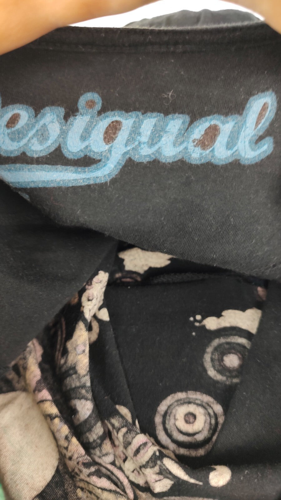 DESIGUAL VESTITO DONNA TG. M WOMAN CASUAL VINTAGE DRESS