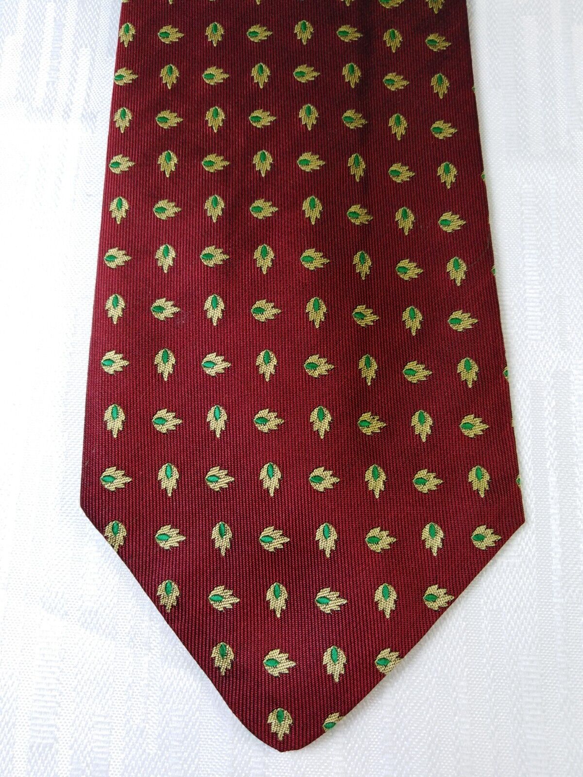 LUIGI PANZA 100% SILK TIE SETA CRAVATTA NECKTIE MADE ITALY VINTAGE CLASSIC