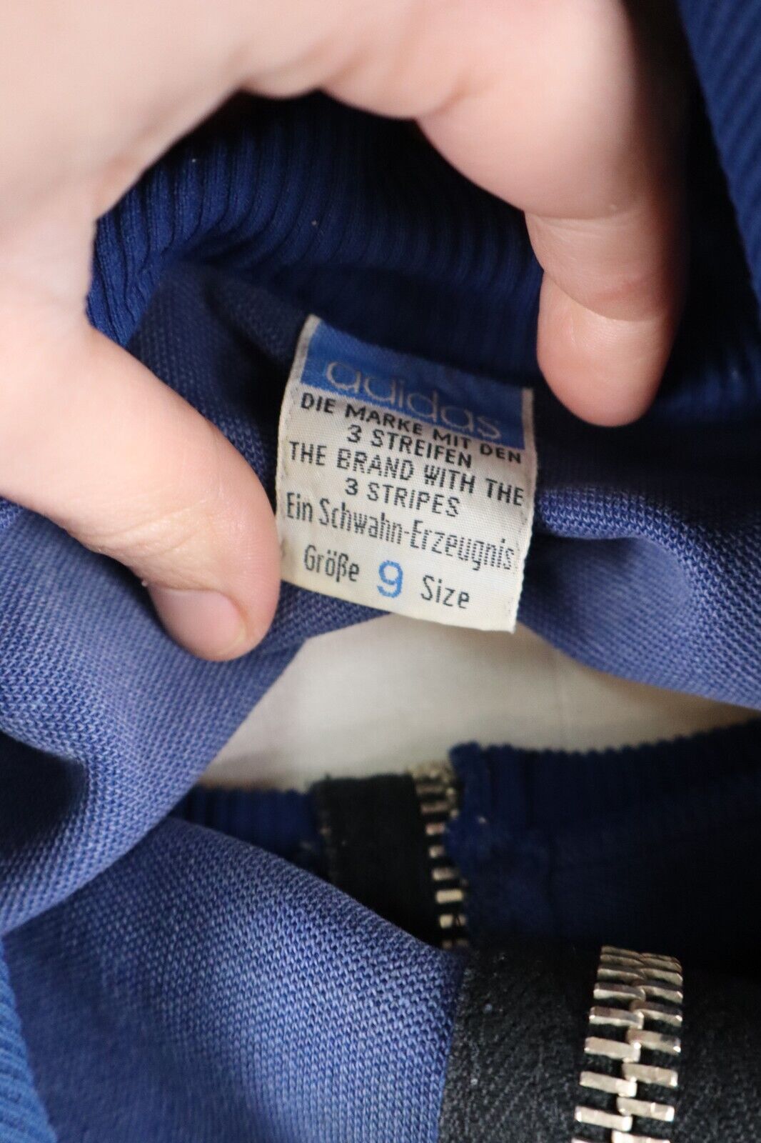 ADIDAS GIACCA SPORTIVA UOMO Tg. 9 MAN CASUAL SPORT JACKET VINTAGE WEST GERMANY