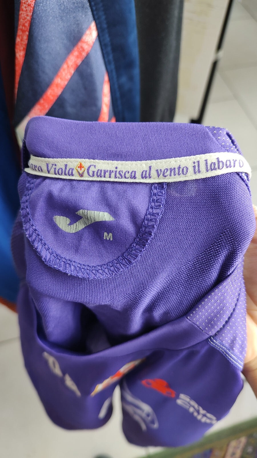 JOMA AC FIORENTINA PIZARRO 7 MAGLIA CALCIO UOMO Tg M SOCCER TRIKOT MAN JERSEY