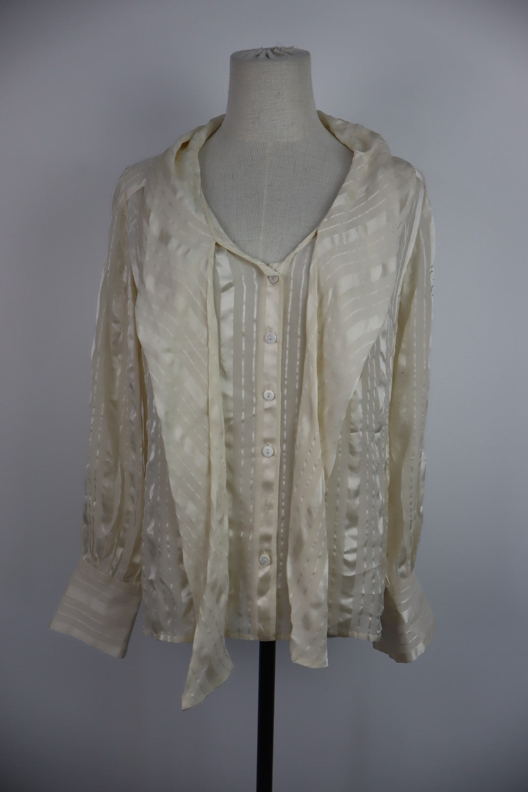 LUISA SPAGNOLI CAMICIA  DONNA TG. S WOMAN SHIRT CASUAL VINTAGE SETA SILK BOTTONI