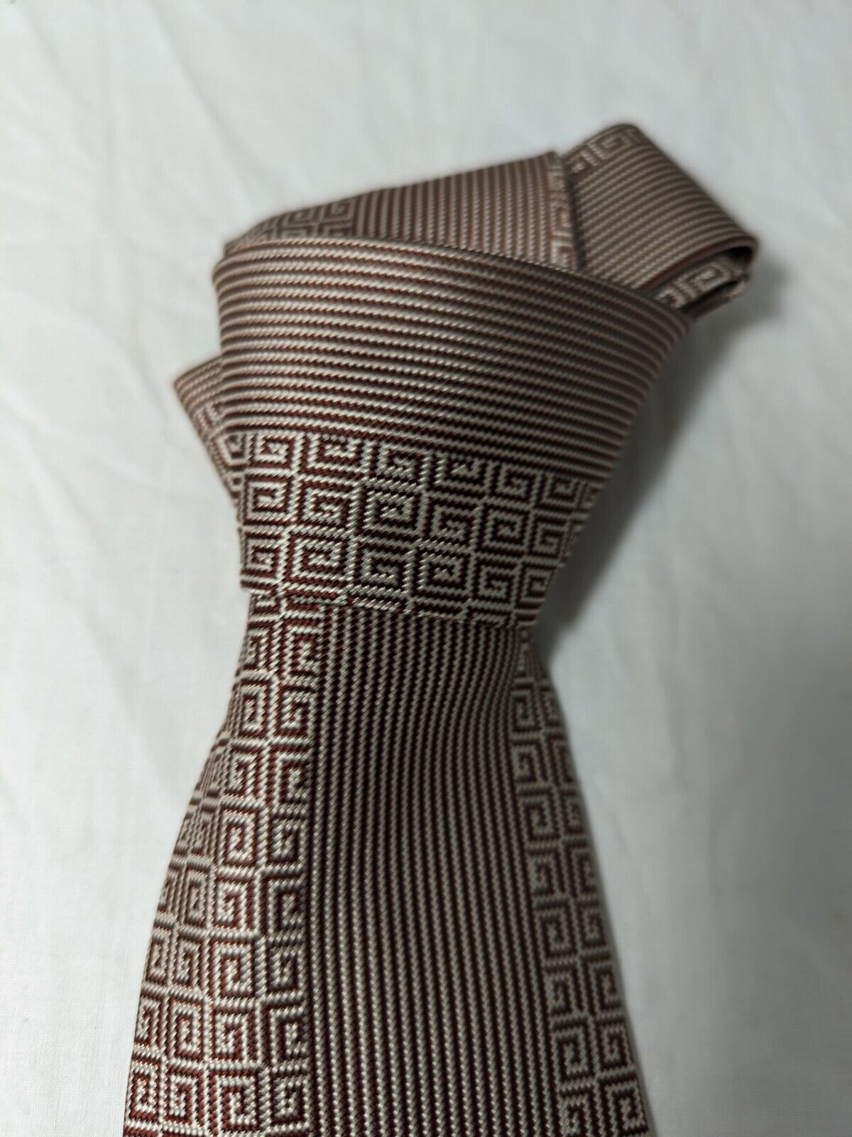 MARIO VALENTINO NAPOLI 100% SILK TIE SETA CRAVATTA NECKTIE MADE IN ITALY