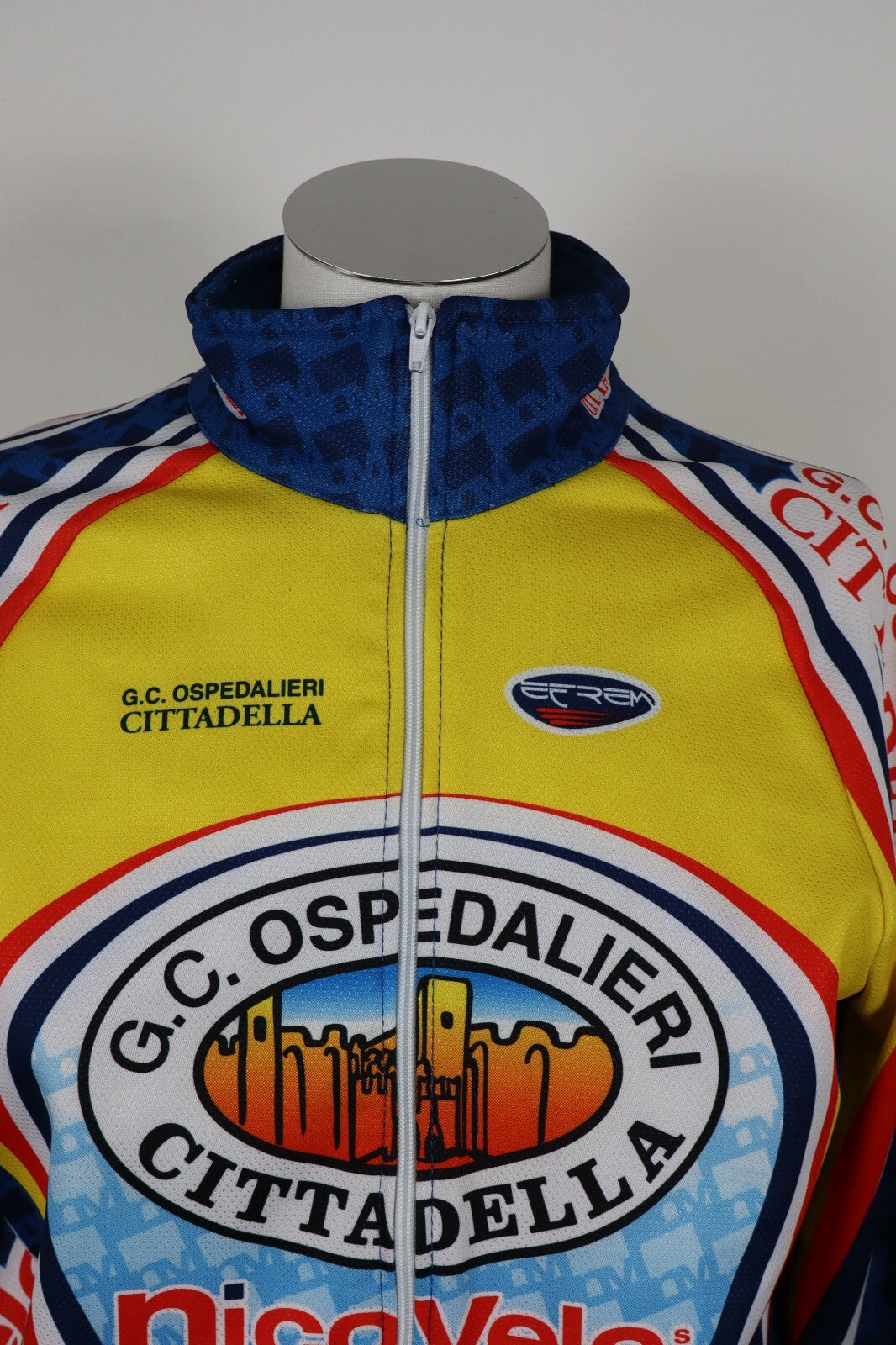 EFREM GIUBBINO GIACCA SPORT CICLISMO UOMO Tg L MAN VINTAGE JACKET