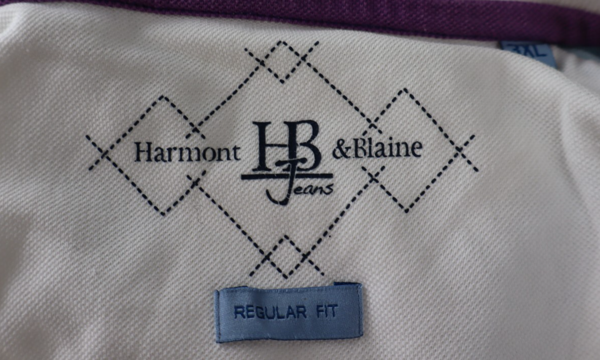 HARMONT & BLAINE POLO MAGLIA UOMO TG 3XL MAN T-SHIRT CASUAL VINTAGE COTONE