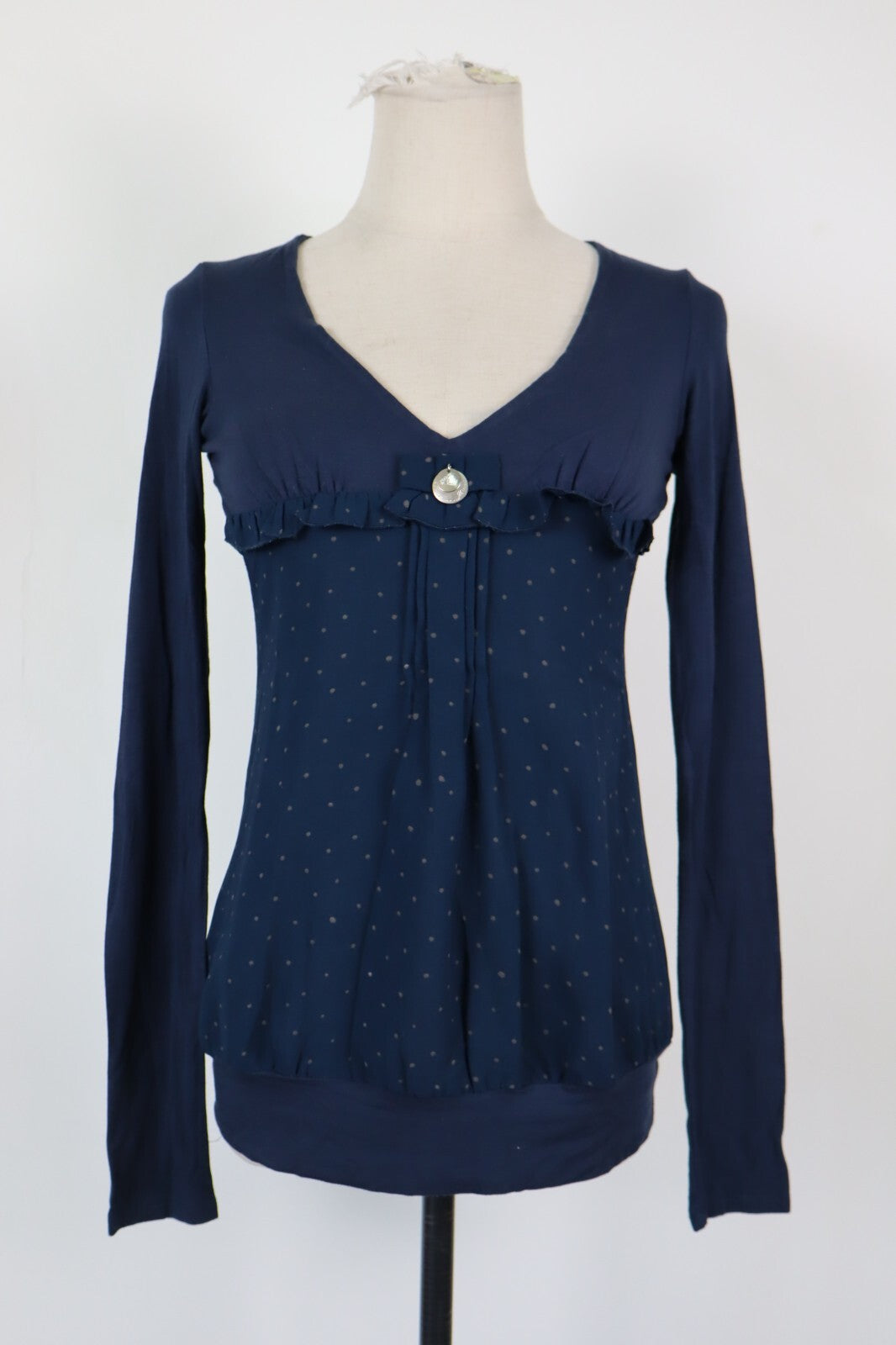 FORNARINA JEANS MAGLIA DONNA TG. S WOMAN CASUAL VINTAGE T-SHIRT TOP