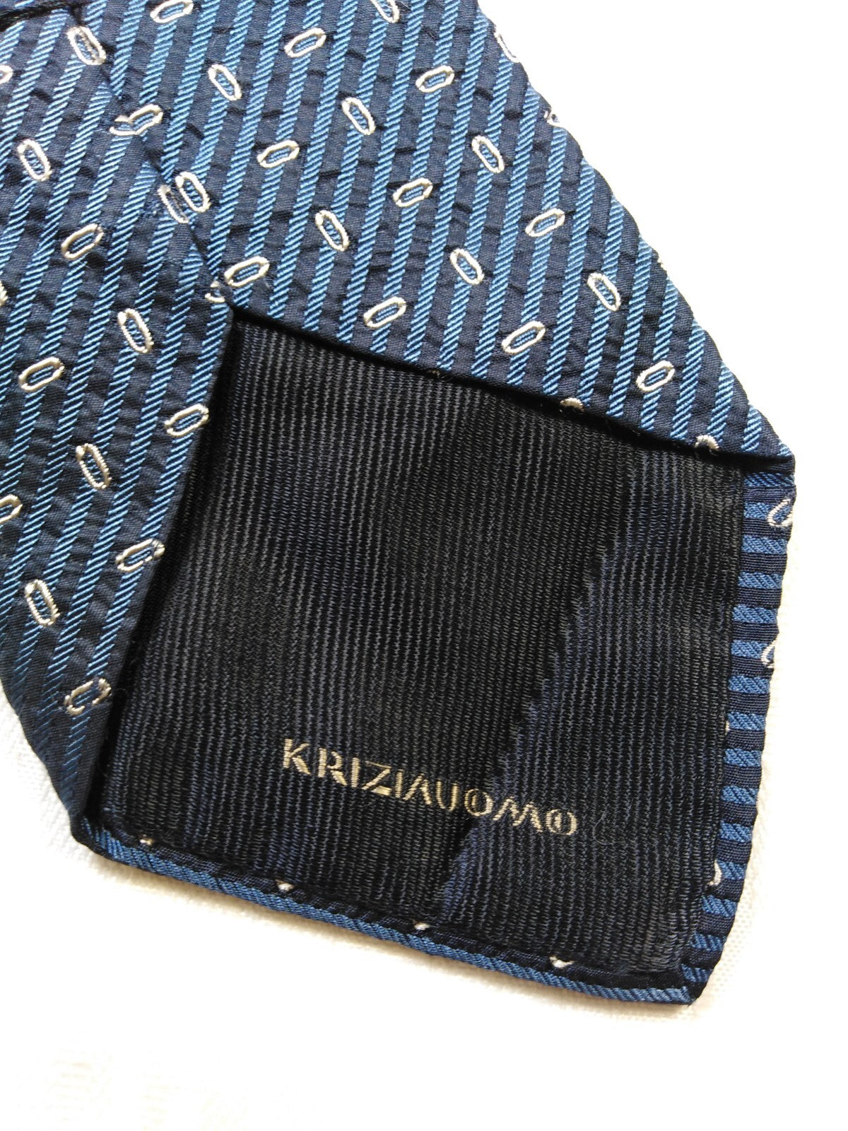KRIZIA 100% SILK TIE SETA CRAVATTA NECKTIE MADE IN ITALY CLASSIC
