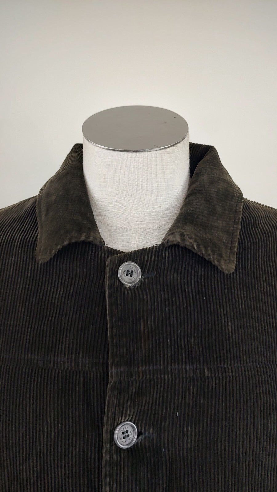CALVIN KLEIN CK GIUBBINO IMBOTTITO GIACCA UOMO Tg. L MAN JACKET VINTAGE VELLUTO