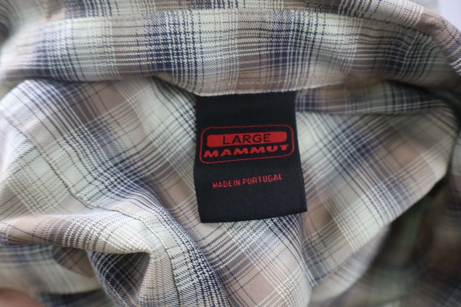 MAMMUT CAMICIA UOMO TG. L MAN CASUAL VINTAGE  T-SHIRT COTONE COTTON TASCA LOGO