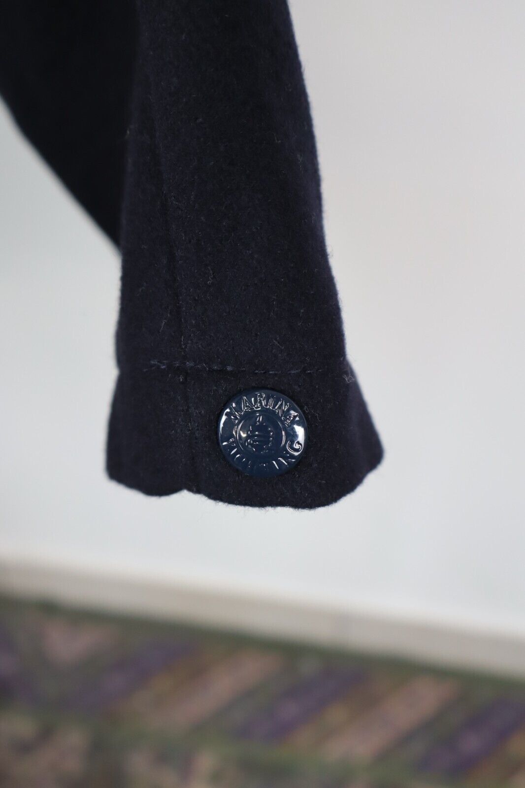 MARINA YACHTING CAPPOTTO LANA GIUBBINO UOMO Tg. 54 MAN CASUAL JACKET VINTAGE