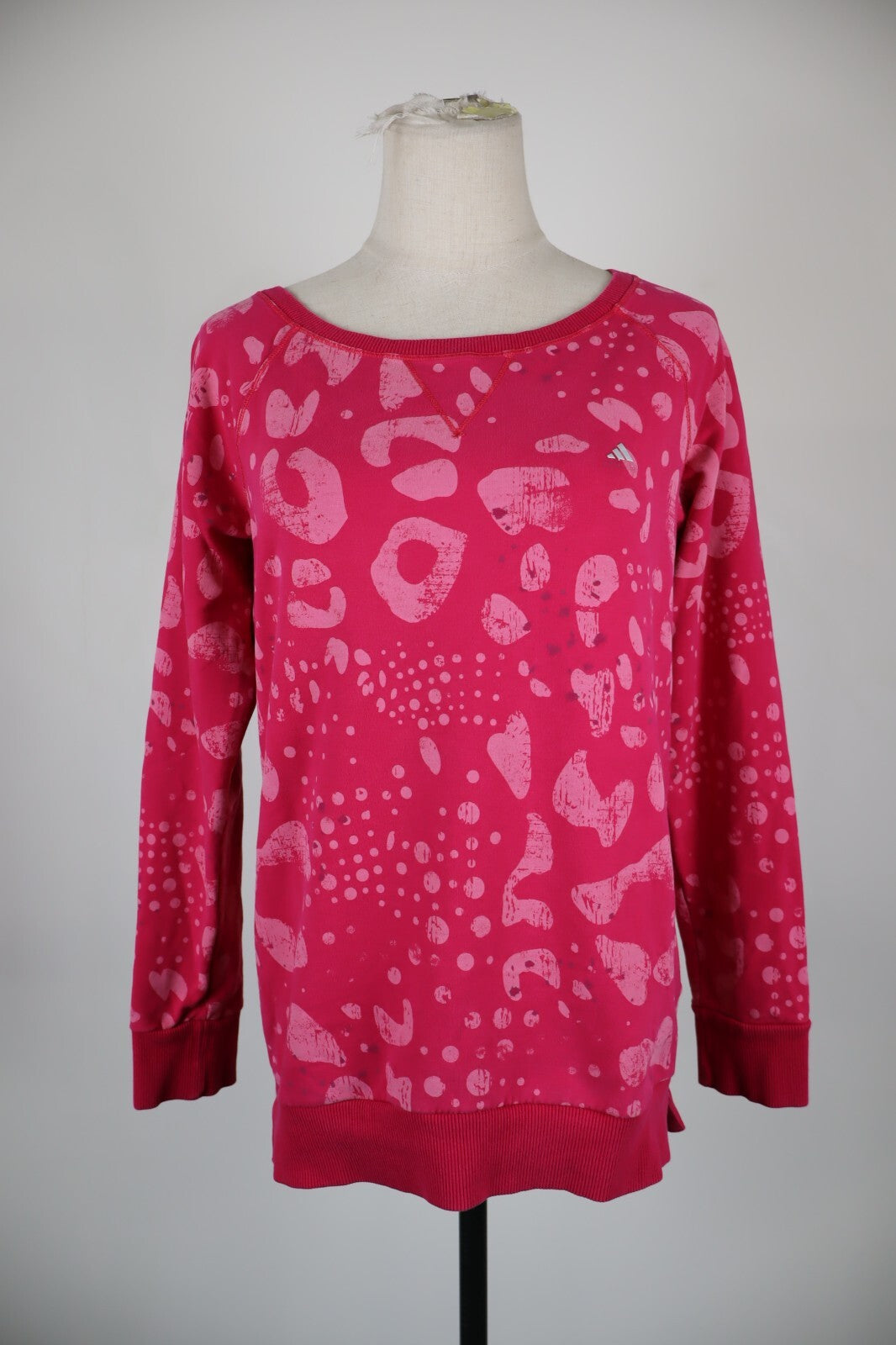 ADIDAS FELPA MAGLIA DONNA Tg 44 M WOMEN CASUAL VINTAGE SPORT SWEATSHIRT