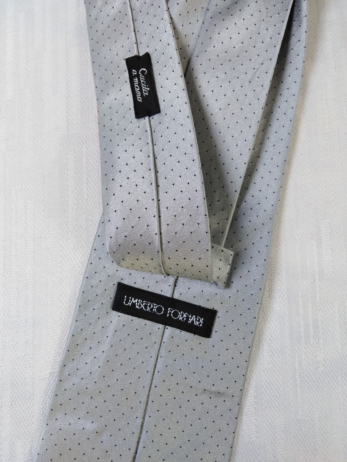 UMBERTO FORNARI 100% SILK TIE SETA CRAVATTA NECKTIE MADE IN ITALY