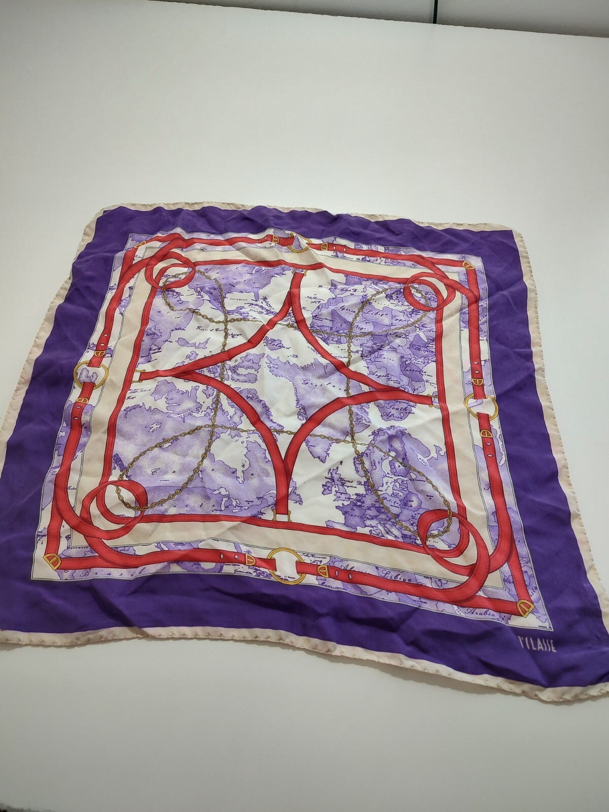 ALVIERO MARTINI 1 CLASSE FOULARD 100% SILK SETA SCARVES SCARF SQUARE MADE ITALY