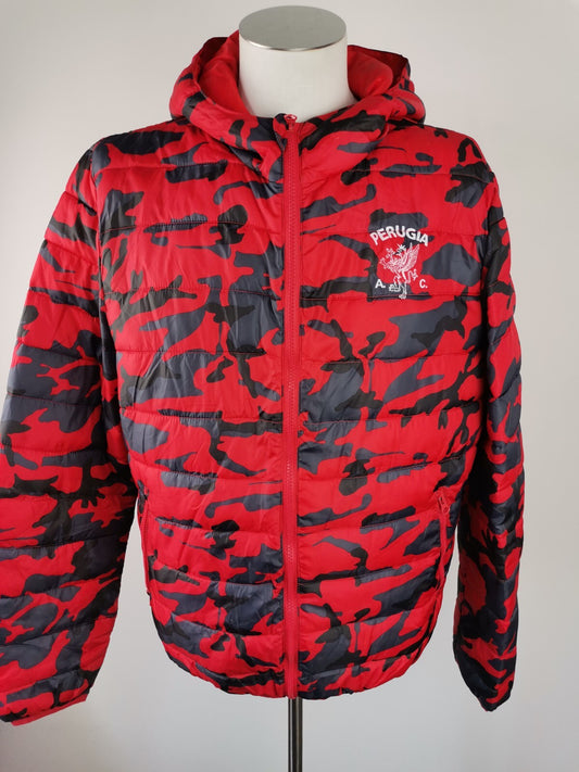 AC PERUGIA GIUBBINO IMBOTTITO DONNA Tg. 2XL CALCIO WOMAN JACKET VINTAG SPORT