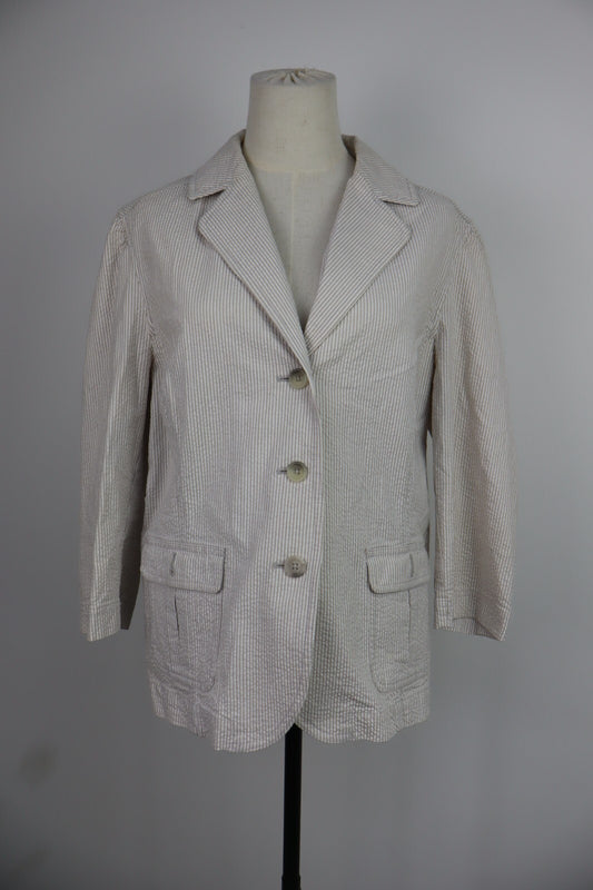 GAP BLAZER GIACCA DONNA Tg XL WOMAN CASUAL VINTAGE JACKET COTONE