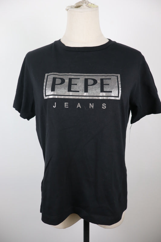 PATRIZIA PEPE JEANS MAGLIA MANICHE CORTE DONNA TG M WOMAN CASUAL T-SHIRT VINTAGE