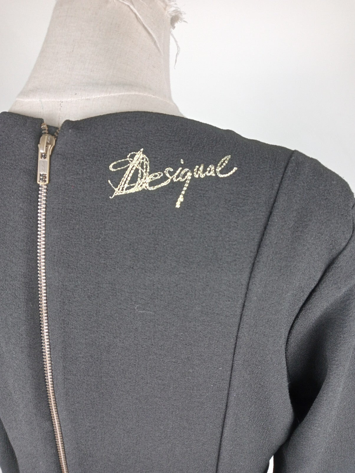 DESIGUAL VESTITO ABITO DONNA TG. 40 WOMAN CASUAL VINTAGE DRESS