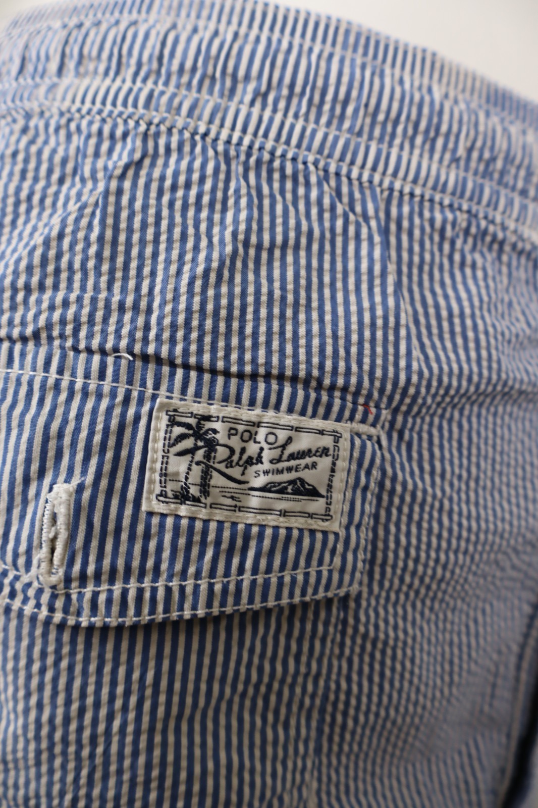 RALPH LAUREN COSTUME PANTALONCINO MARE UOMO L 14 16 MAN SWIMSUIT VINTAGE CASUAL