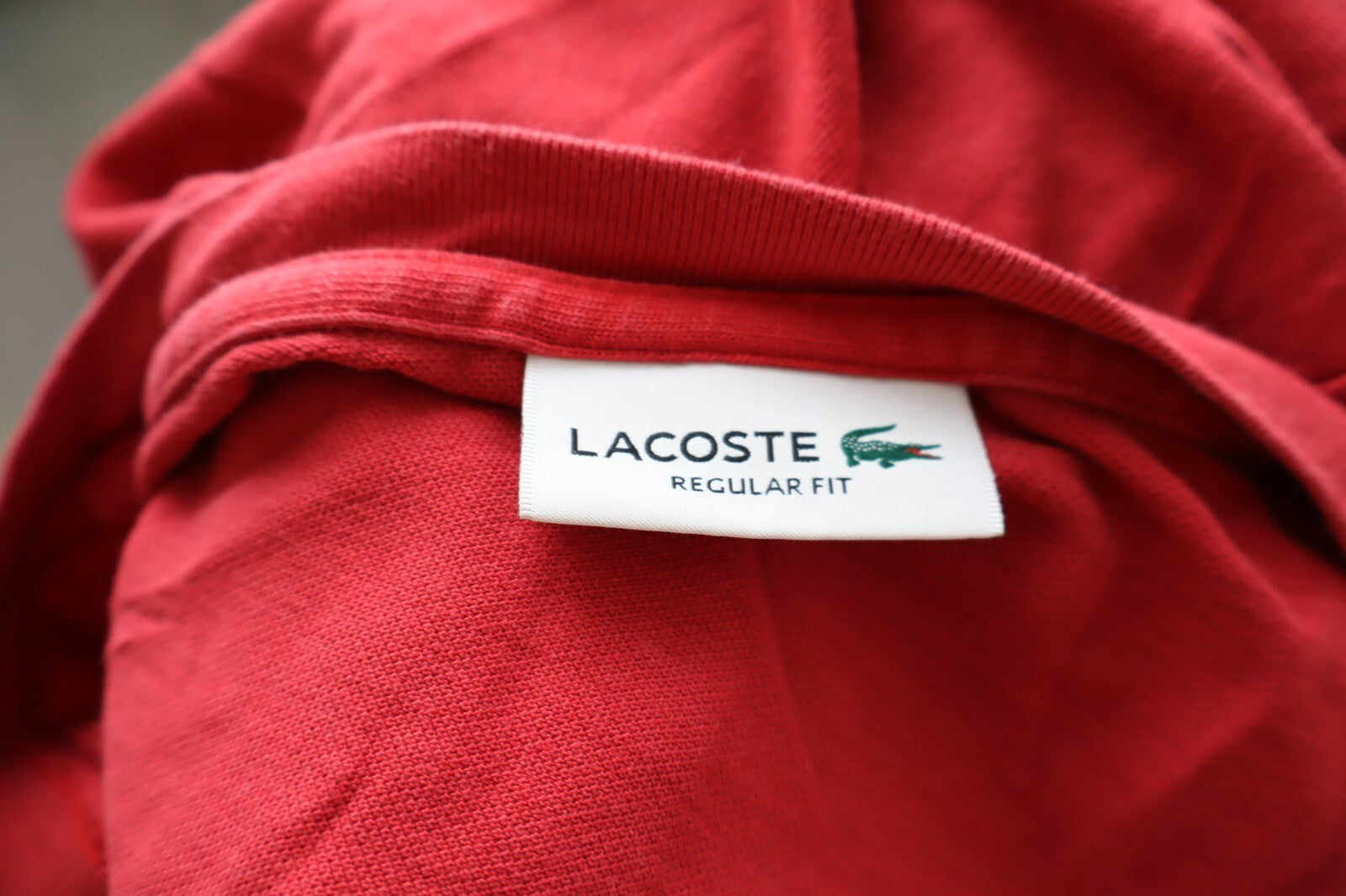 LACOSTE MAGLIA UOMO COTONE TG. L MAN COTTON SHIRT CASUAL VINTAGE