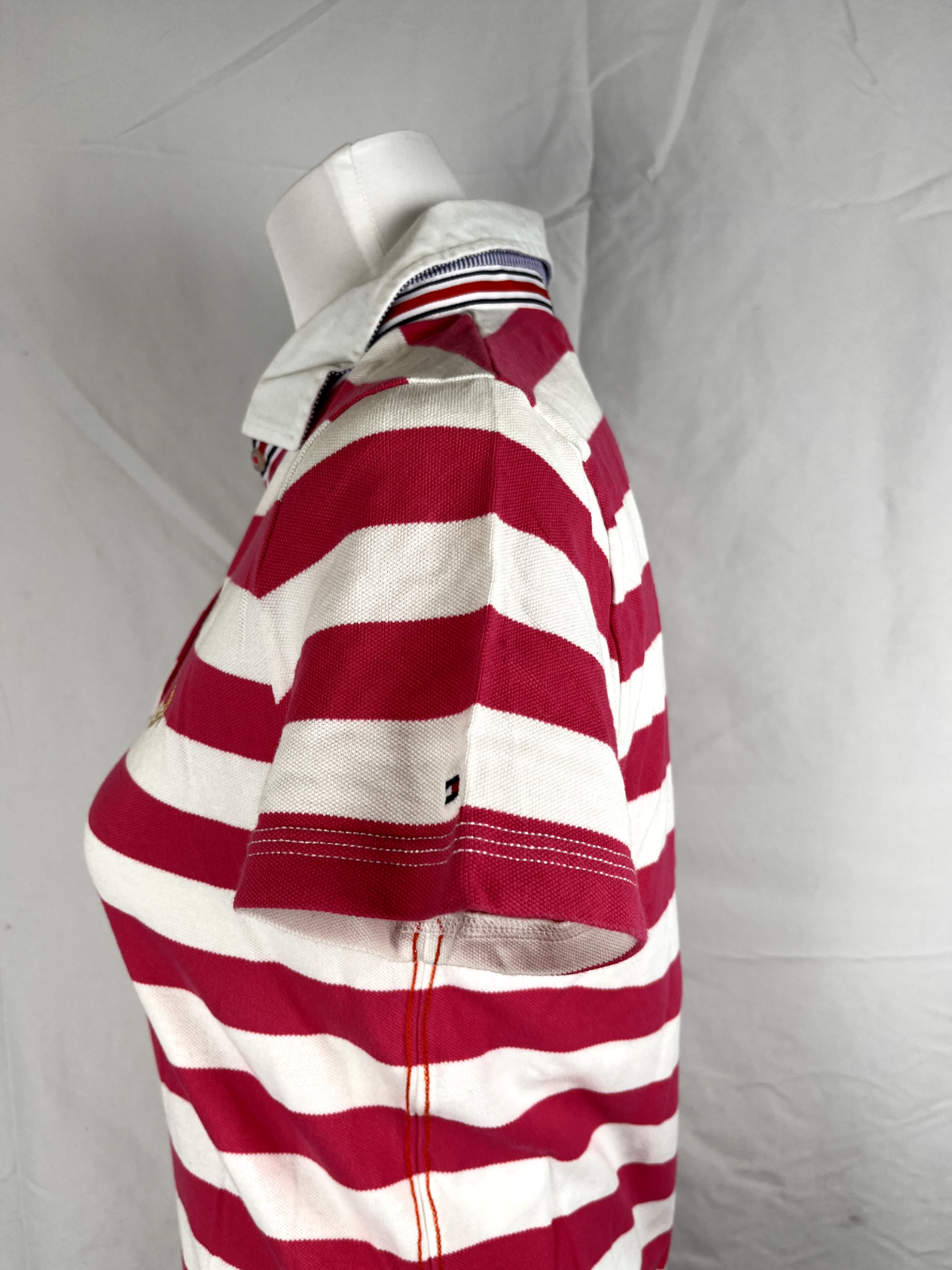 TOMMY HILFIGER POLO MAGLIA DONNA COTONE TG L WOMAN CASUAL VINTAGE TOP T-SHIRT