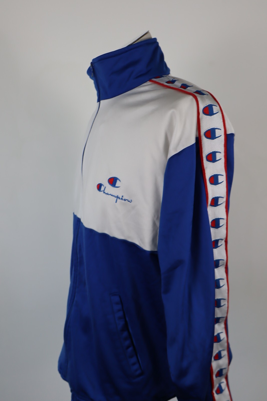 CHAMPION GIACCA SPORTIVA UOMO TG L MAN SPORT VINTAGE CASUAL JACKET RARA