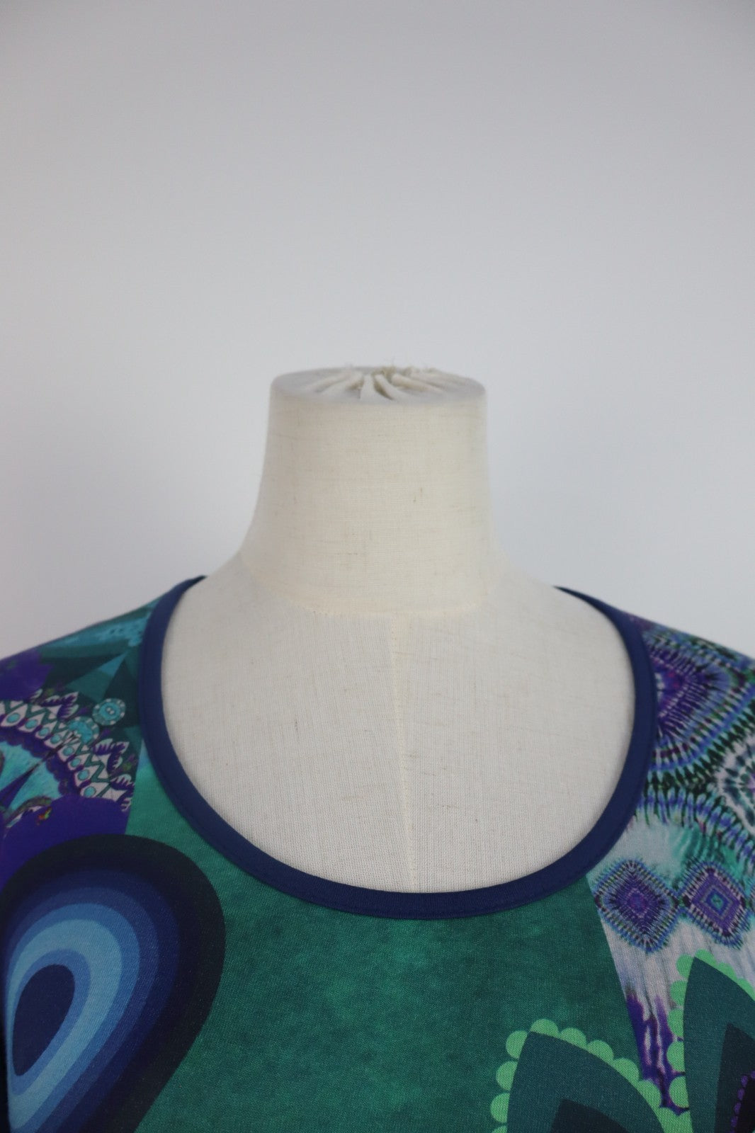 DESIGUAL MAGLIA DONNA TG. M WOMAN CASUAL VINTAGE T-SHIRT  TOP VISCOSA