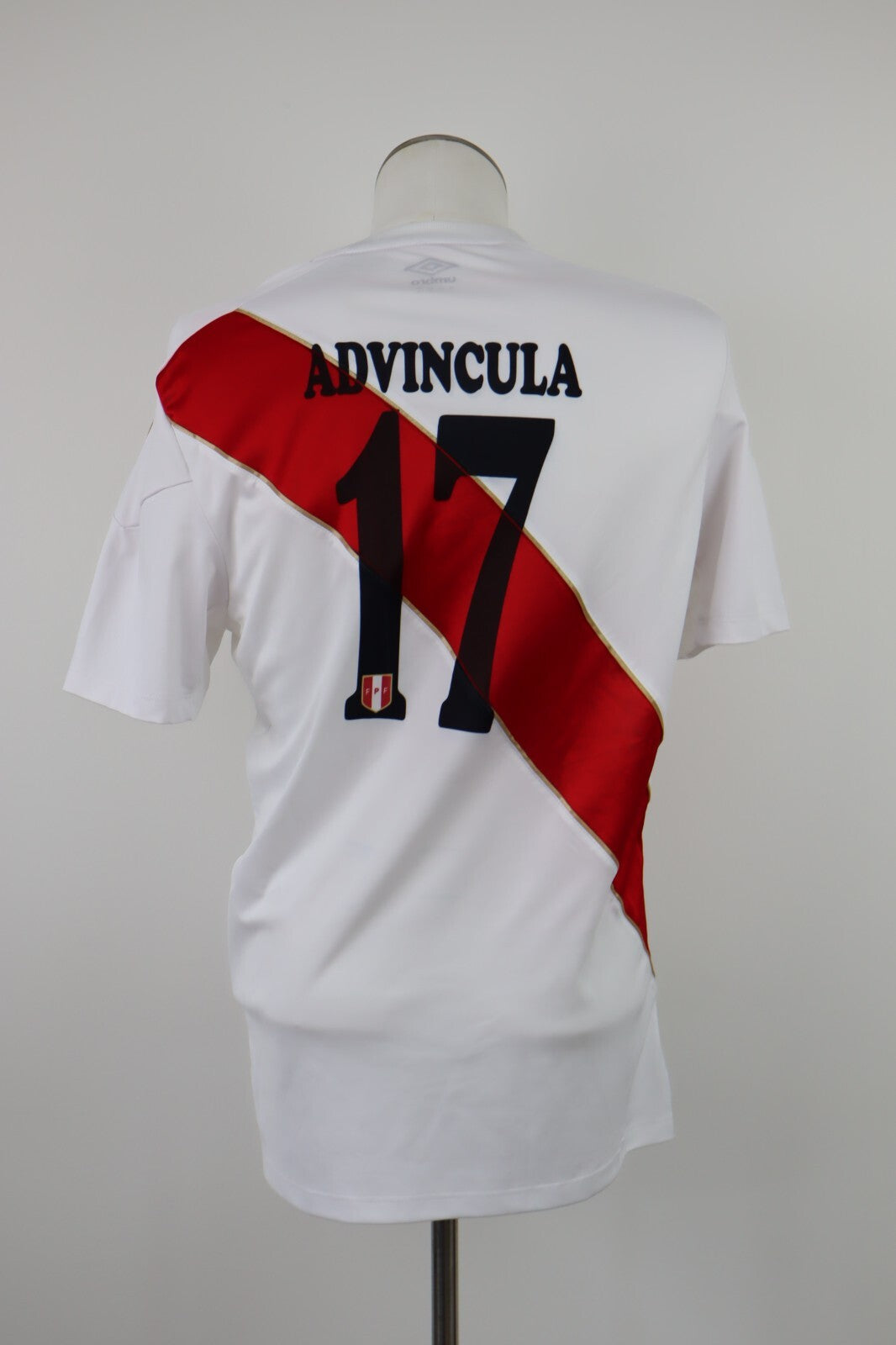UMBRO PERU' ADVINCULA N 17 MAGLIA CALCIO TRIKOT UOMO Tg L SOCCER JERSEY VINTAGE