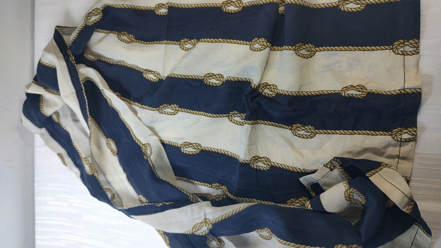 FOULARD 100% SILK SCARVES SCARF RECTANGLE SETA MADE IN ITALY