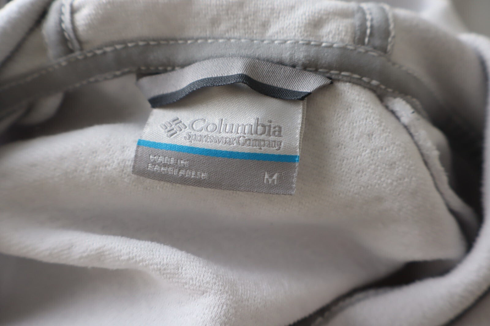 COLUMBIA FELPA CAPPUCCIO ZIP GIACCA DONNA Tg M WOMAN CASUAL VINTAGE SPORT JACKET