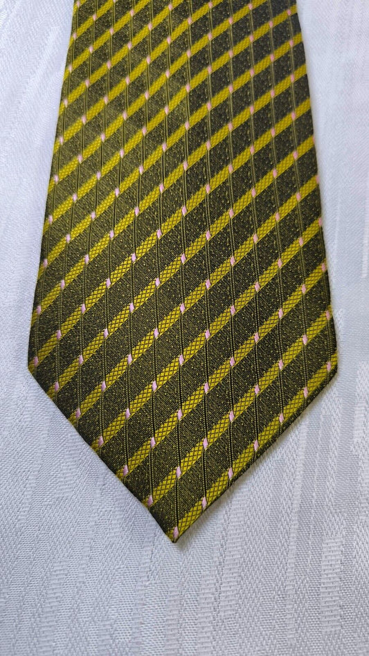 ORLANDO VIESTRI 100%  SILK TIE SETA CRAVATTA UOMO NECKTIE MADE IN ITALY VINTAGE