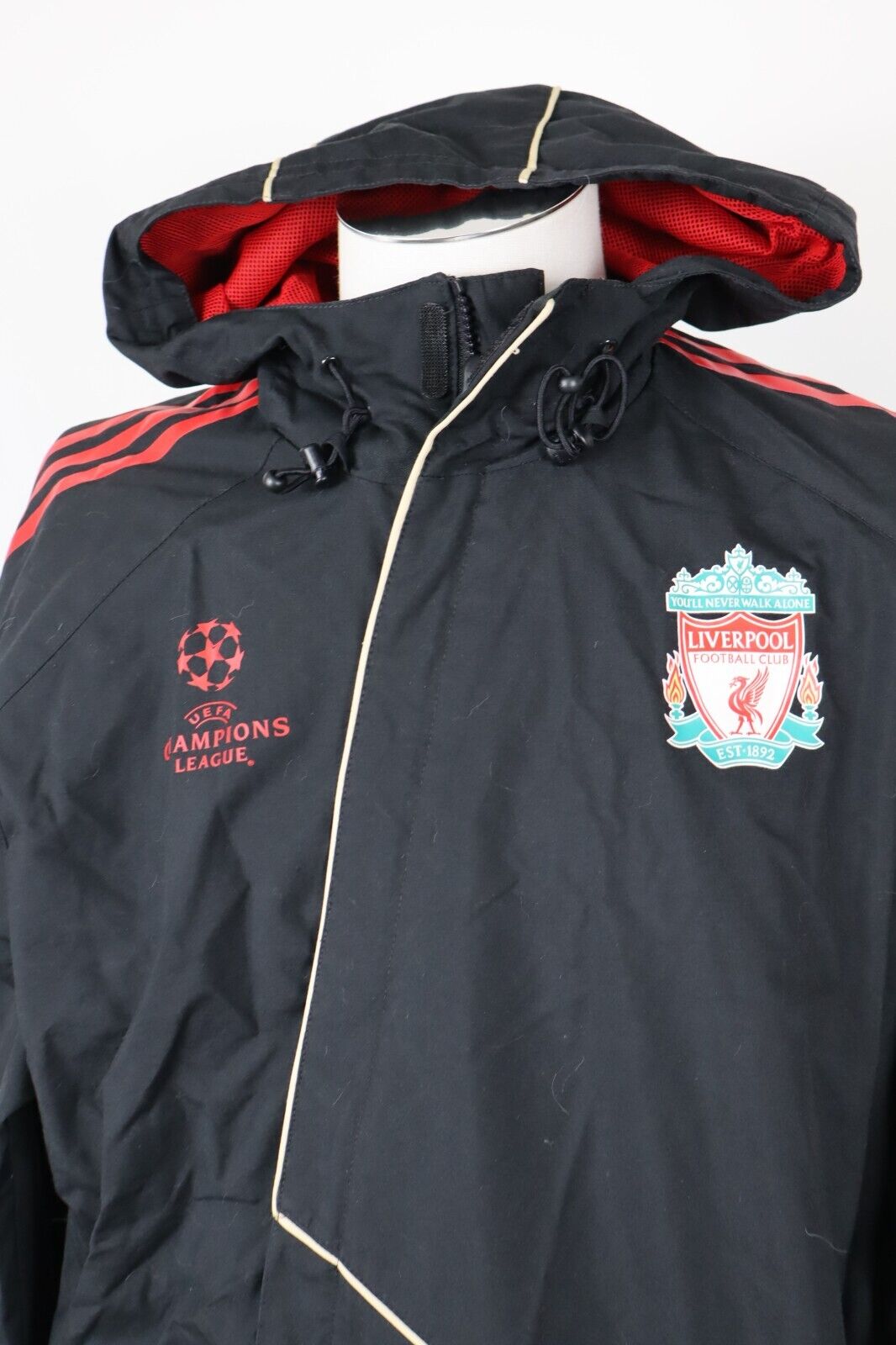 ADIDAS LIVERPOOL FELPA CALCIO GIACCA DONNA Tg 7 WOMAN VINTAGE SWEATSHIRT
